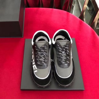 샤넬 스니커즈 나일론 G34101 블랙