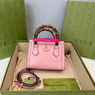 구찌 다이애나  미니 토트백 655661 핑크