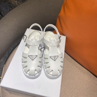 프라다 여성용 샌들 F0854 화이트