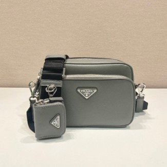 프라다 사피아노 숄더백  2VH170 그레이