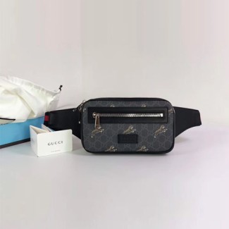 구찌 소프트 GG 수프림 타이거 벨트백 474293