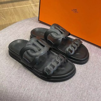 에르메스 여성용 슬리퍼 H35153 블랙