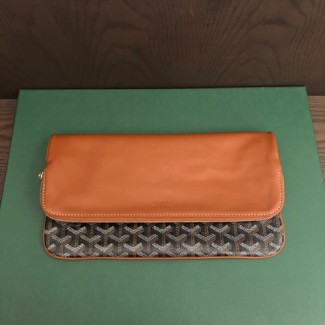 고야드 폴드오버 클러치백 G31030 브라운