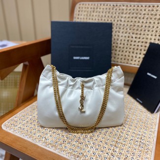생로랑 체인 나파레더 호보백 681632 화이트