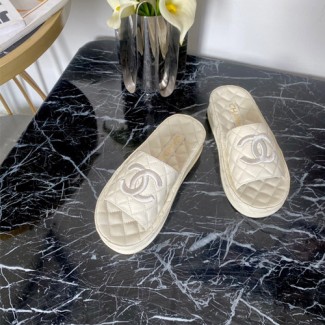 샤넬 신상 슬리퍼 G34308 아이보리