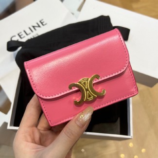 셀린느 트리오페 카드 지갑 60039 핑크
