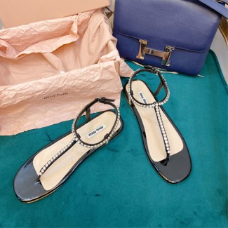 미우미우 신상 샌들 57218 블랙