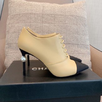 샤넬 신상 쇼트부츠 G34109 베이지