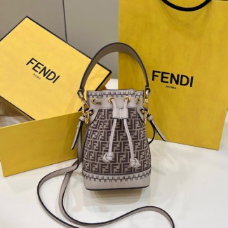 펜디 미니 버킷백 FD8502 베이지
