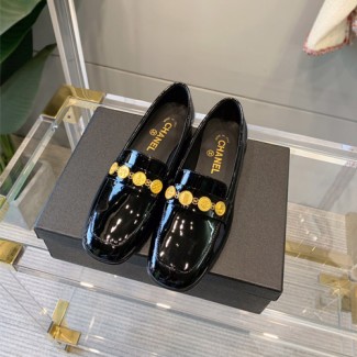 샤넬 신상 로퍼 G34282 에나멜 블랙