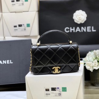 샤넬 25P 미니 플랩백 램스킨 AS5399