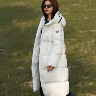 프라다 여성용 롱패딩 3A589 화이트