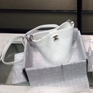 샤넬 신상 에나멜 버킷백 A8117 화이트