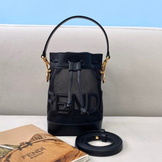 펜디 몬트레조 메쉬 미니 버킷백  8BS010 블랙