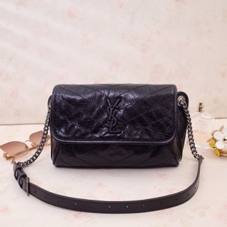 입생로랑 신상 니키 웨이스트 바디백 577124  블랙