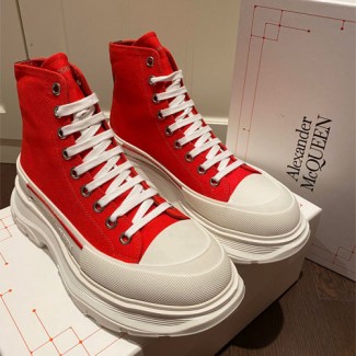 알렉산더 맥퀸 남여공용 신상 스니커즈 586413-1 레드