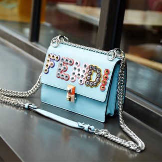 펜디 18S/S 스몰 칸 아이 미니백 8M0384 민트