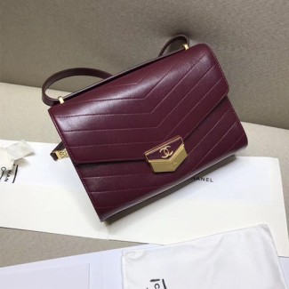 샤넬 신상 미듐 플랩백 A57491 버건디