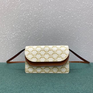 셀린느 트리오페 크로스백 100852 아이보리