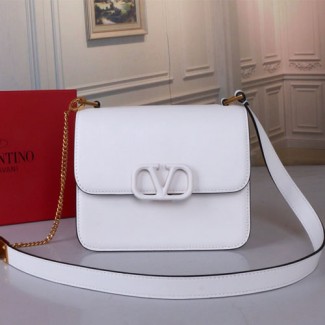 발렌티노 미듐 송아지 가죽 VSLING 숄더백 SW0B0F00 화이트