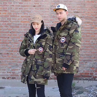 캐나다구스 남여공용 익스페디션 패딩 645032 국방색