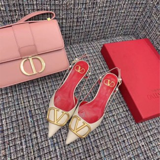 발렌티노 VLOGO 펌프스 40MM SW2S0Q70 아이보리