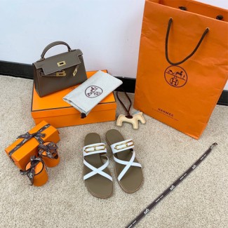 에르메스 여성용 샌들 H35117 화이트