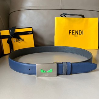 펜디 양면용  신상 벨트 FD2217  블루