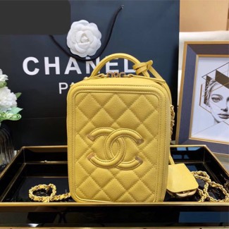 샤넬 신상 코스메틱 케이스 AS0988 옐로우