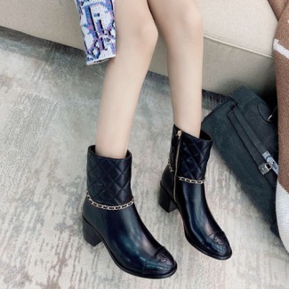 샤넬 신상 앵글부츠 G34266 블랙