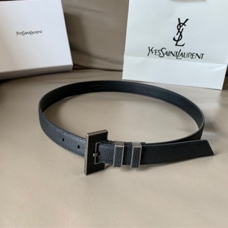 입생로랑 신상 벨트 Ysl9011  블랙  은장