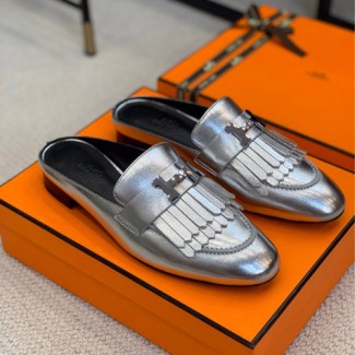 에르메스 리볼리 뮬 H35119 실버