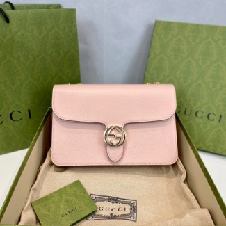 구찌 인터로킹 미듐 체인백 510303 핑크