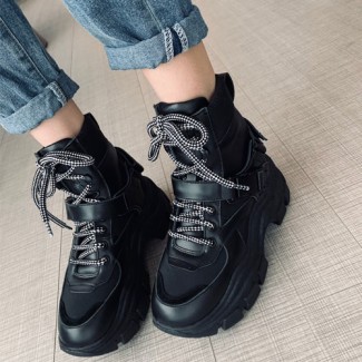 프라다 블록 스니커즈 F0711 블랙