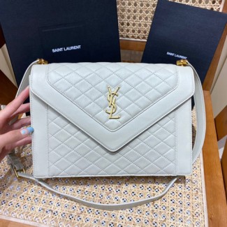 생로랑 가비 사첼백 668863 화이트