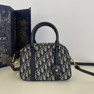 디올 오블리크 볼링백 미디엄 M1340