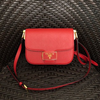 프라다 사피아노 앙상블 숄더백 1BD217 레드