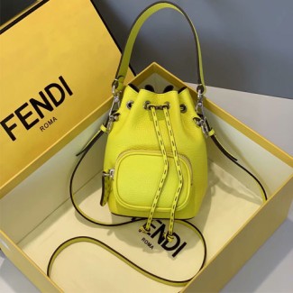 펜디 몬트레조 미니 버킷백 8BS029 레몬색
