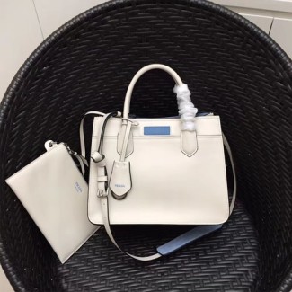 프라다 가죽 신상 토트백 1BA178 화이트