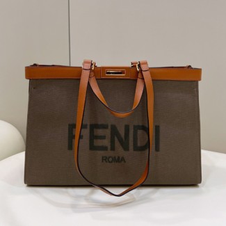 펜디 피카부 X-캔버스 토트백 6F1892-1