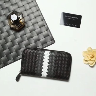 보테가 신상 지퍼 장지갑 V85353 블랙