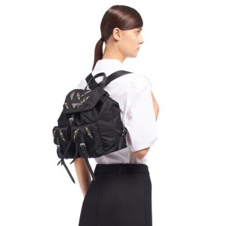 프라다 나일론 백팩 1BZ006 블랙