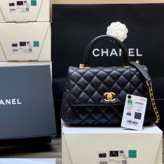 샤넬 캐비어 코코핸들 탑핸들백 스몰 A92990-1