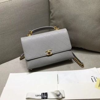 샤넬 코코핸들 리뉴얼 플랩백 AS0305 그레이