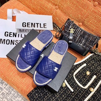 샤넬 신상 슬리퍼 G34236 블루