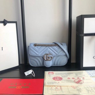 구찌 GG 마몽 스몰 숄더백 443497 민트