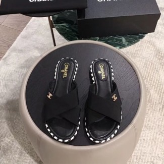 샤넬 신상  뮬 G29778 블랙