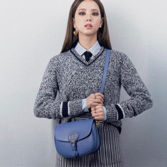 디올 가죽 DIOR BOBBY 미디엄 백 M9319 블루