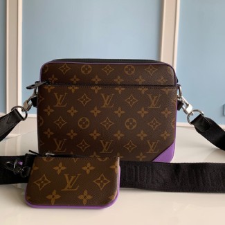 루이비통 트리오 메신저 M46266 보라