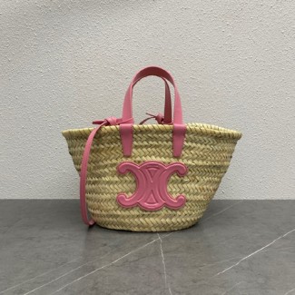 셀린느 트리오페 라피아 스몰 바스켓백 194002-2